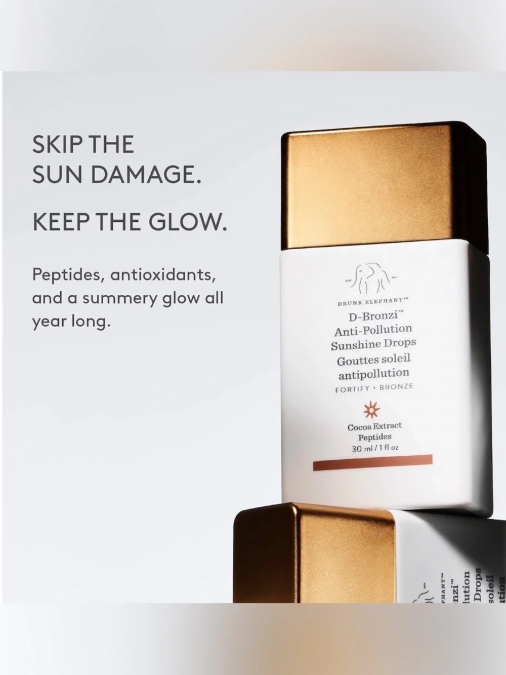 Drunk Elephant Bronzing Drops D-Bronzi Sunshine Drops *New without box*